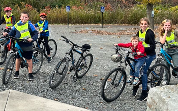 kids on bikes