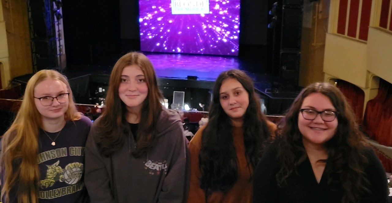 Students at Legally Blonde the Musical