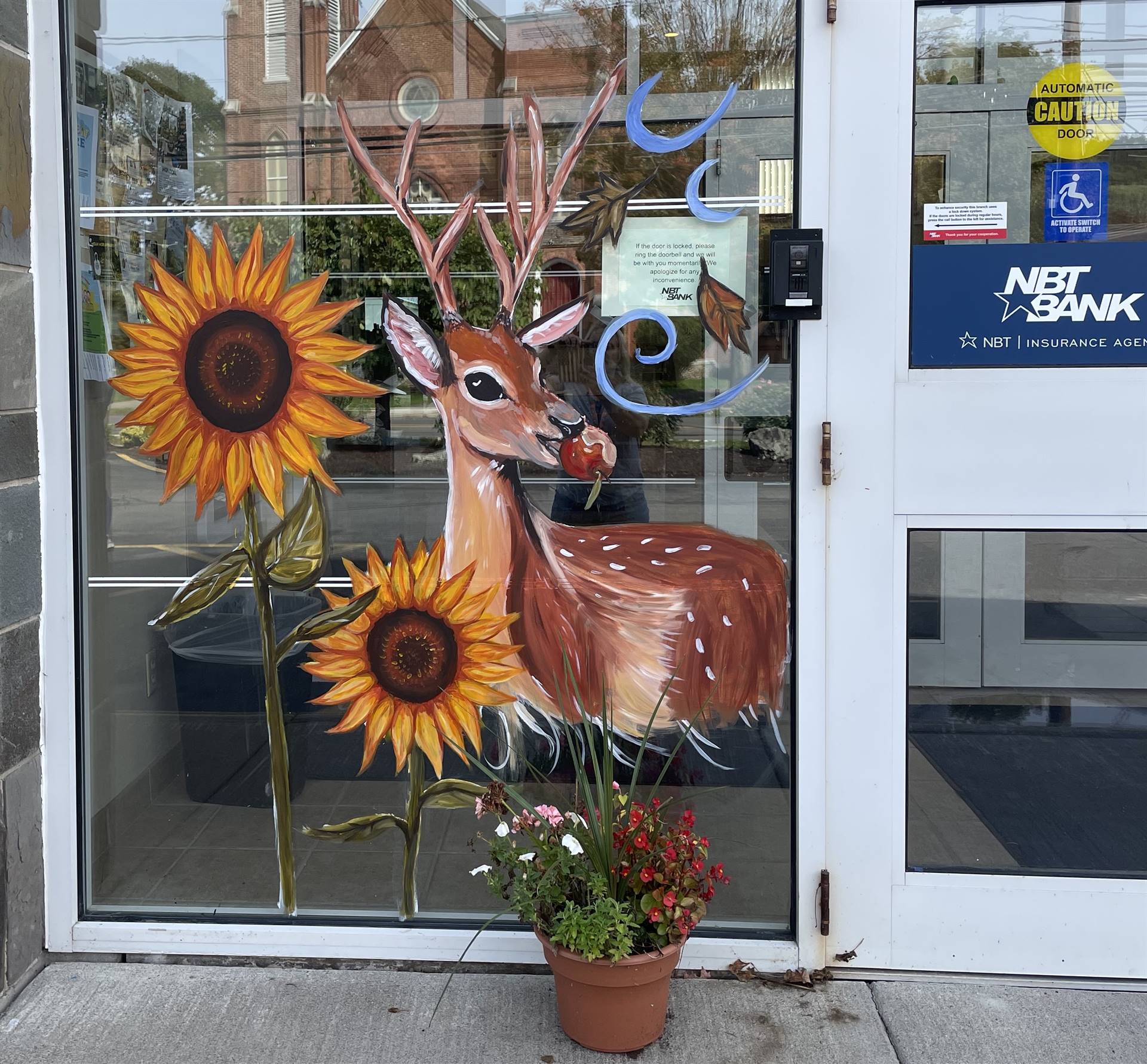 Art on downtown businesses