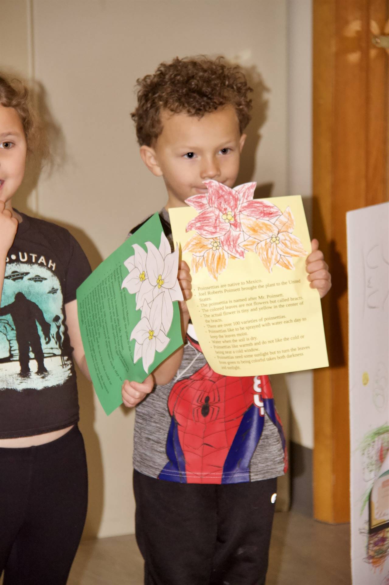 DCS Elementary students visit senior citizens center