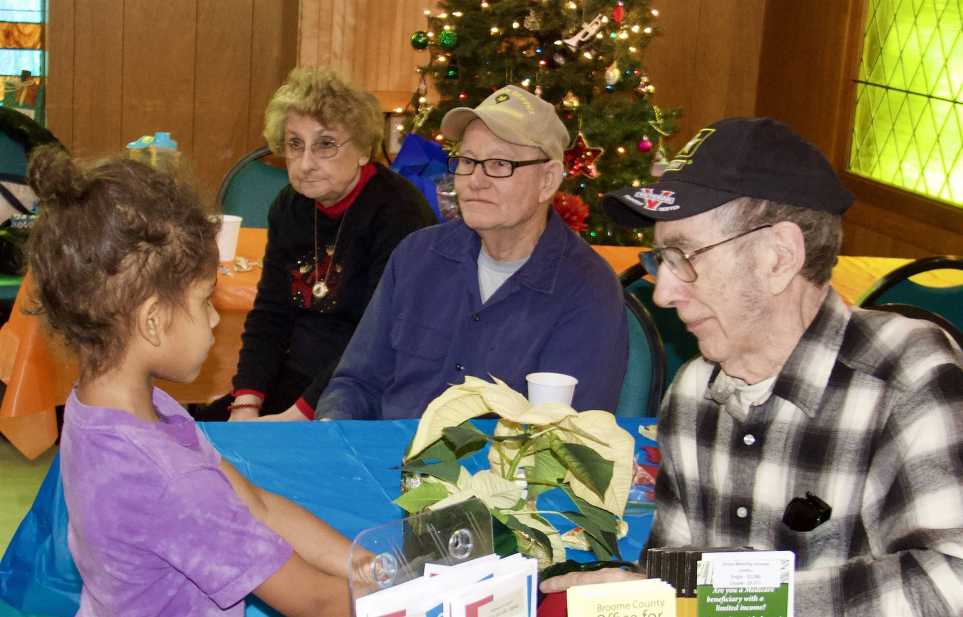 DCS Elementary students visit senior citizens center