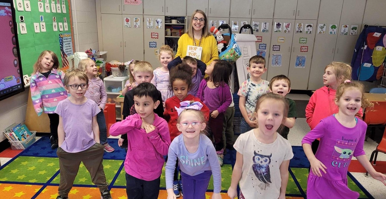 Students in classroom