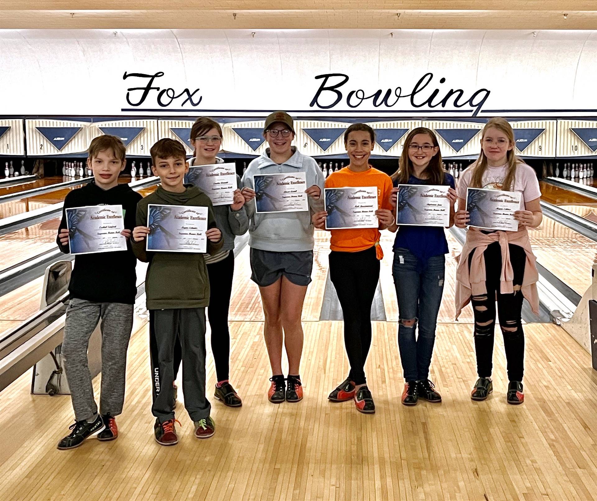 DCS MS/HS Honor Roll Bowling