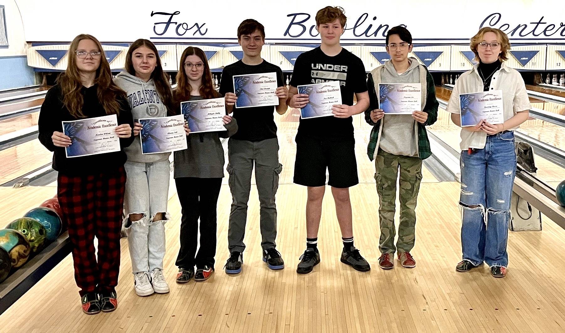 DCS MS/HS Honor Roll Bowling