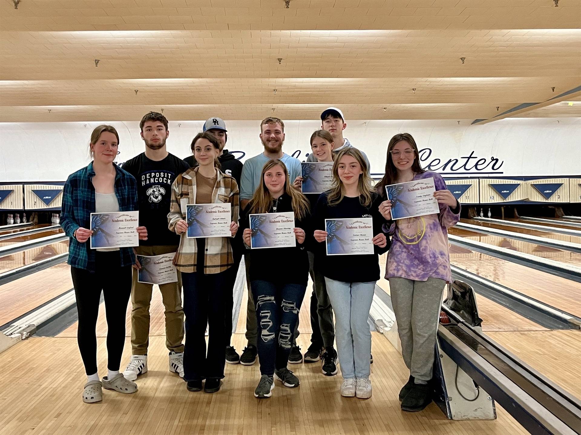 DCS MS/HS Honor Roll Bowling