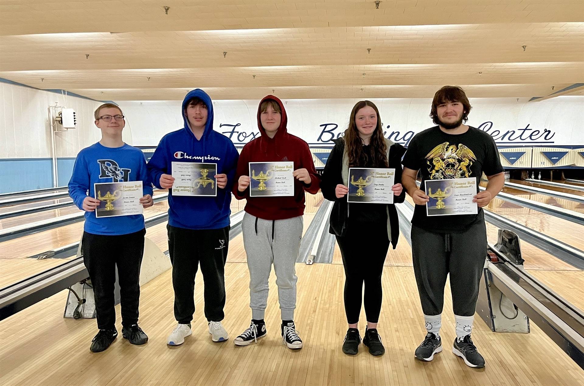 DCS MS/HS Honor Roll Bowling